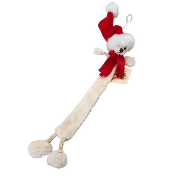 Bukowski Design Sweden Teddy Bear Christmas Bookmark Soft Plush Stuffy - Picture 1 of 7